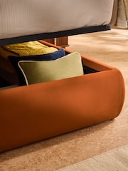 MADE.COM Velvet Cinnamon Maya Ottoman Bed - Image 3 of 5