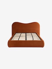 MADE.COM Velvet Cinnamon Maya Ottoman Bed - Image 4 of 5