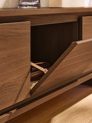 MADE.COM Dark Walnut Effect Kaci Up to 70 inch Up to 50 Inch TV Unit - Image 4 of 6