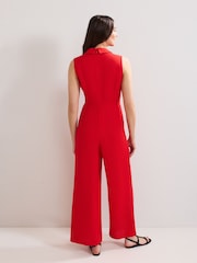 Phase Eight Red Becky Jumpsuit - Image 2 of 5