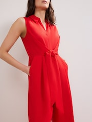Phase Eight Red Becky Jumpsuit - Image 4 of 5