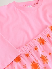 Pink Sun Cotton Short Set Pyjamas - Image 3 of 3