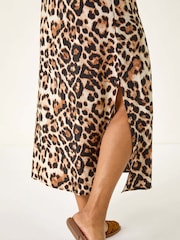 Roman Animal Animal Print Strappy Maxi Dress - Image 5 of 5