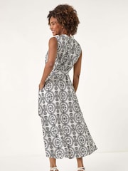 Roman Circle Print Shirt Dress - Bild 3 von 5