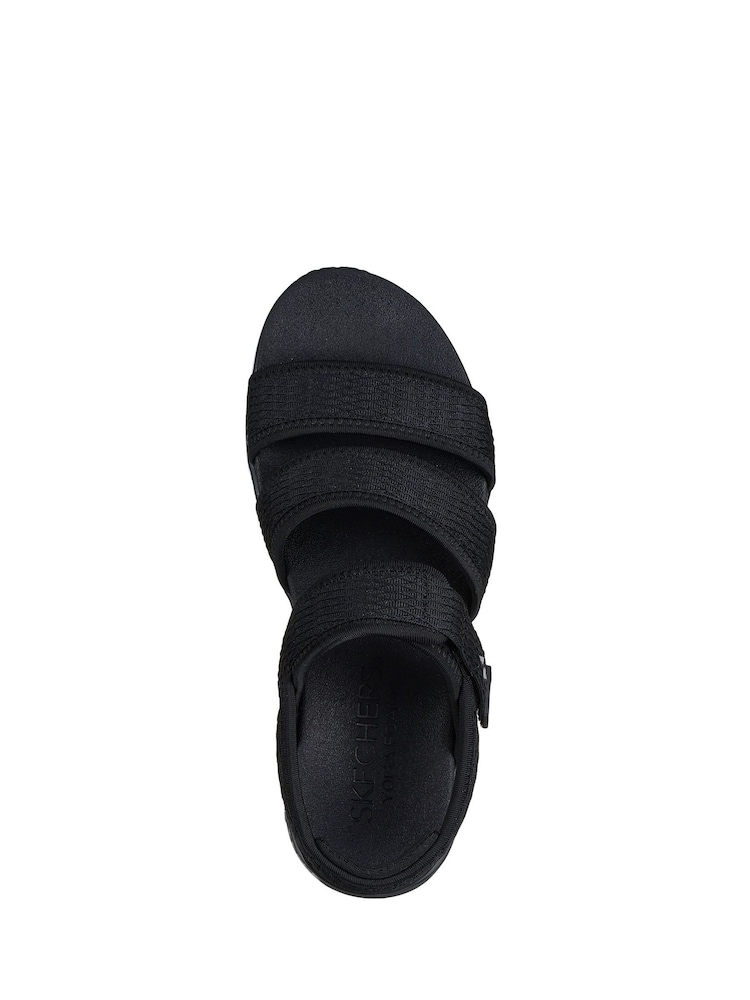 Skechers Black Uno Cool Concept Sandals - Image 3 of 3