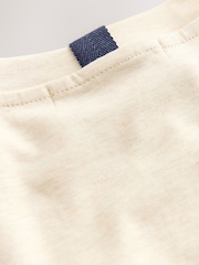 Oatmeal Long Sleeve Heavyweight Crew Neck T-Shirt - Image 8 of 8