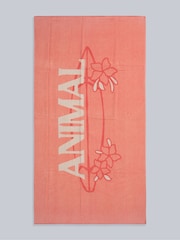 Animal Pink Classic Cotton Towel - Image 1 of 5