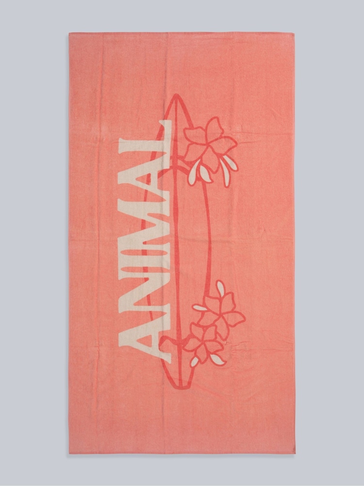 Animal Pink Classic Cotton Towel - Image 1 of 5