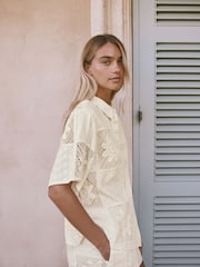 Cream Crochet Shirt - Image 5 of 8