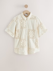 Cream Crochet Shirt - Image 6 of 8