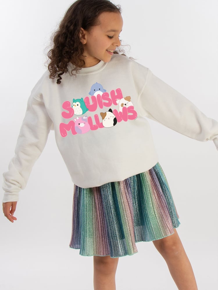 Brands In White Squishmallows Bubble Letters Sweatshirt - Image 1 of 3