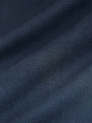 Bleu marine - Robe d’été mi-longue à taille jersey - Image 8 de 8