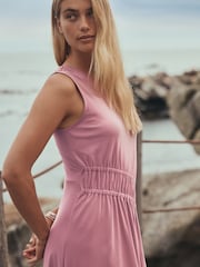 Paars - Jersey midi-jurk - Afbeelding 4 van 7