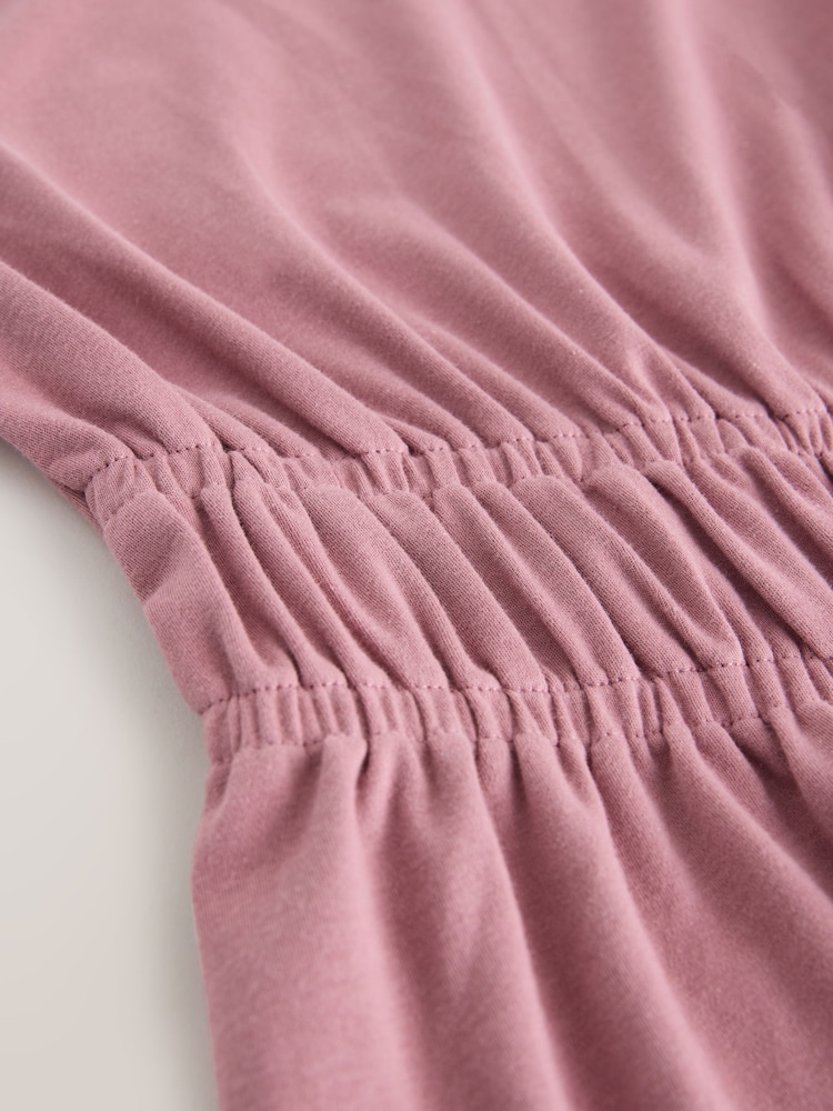 Paars - Jersey midi-jurk - Afbeelding 7 van 7