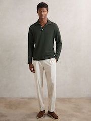 Reiss Green Tivolli Polo Shirt - Image 3 of 6
