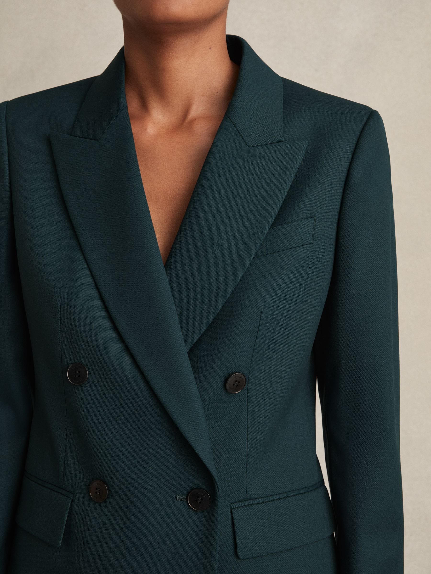 Next：日本 Reiss Jade ウール混 ダブルブレスト スーツブレザー from