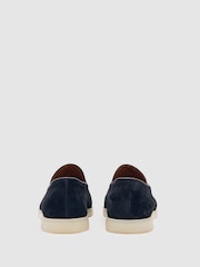 Azul marino - Reiss Harrison Suede Tassel Loafers - Imagen 4 de 5