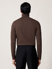 Reiss Chocolate Brown Caine Jumper - Image 6 of 7