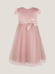 Monsoon Pink Tulle Bridesmaid Dress - Image 1 of 3