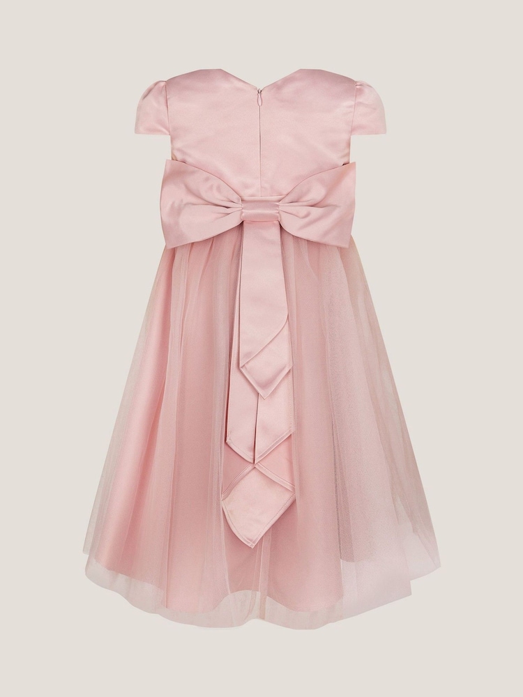 Monsoon Pink Tulle Bridesmaid Dress - Image 2 of 3