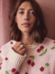 Pink Cherries Knitted Jumper - Image 5 of 8