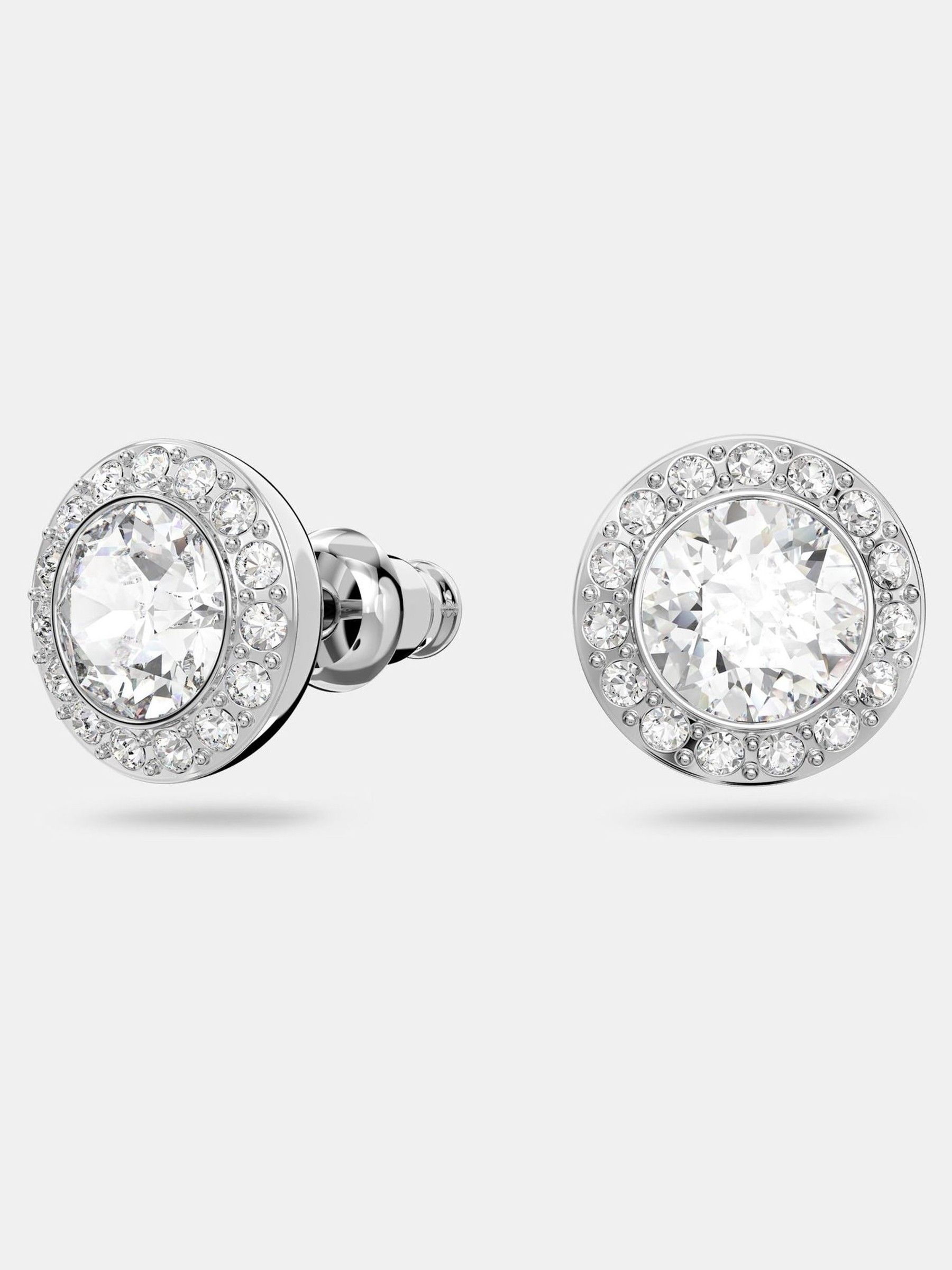 Buy Swarovski Silver Una Round Cut Rhodium Plated Angelic