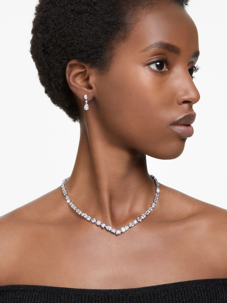 Swarovski Silver Mesmera Mixed Cuts Rhodium Plated Jewellery Set - Image 8 of 8 Swarovski Silver Mesmera Mixed Cuts Rhodium Plated Jewellery Set - Image 8 of 8