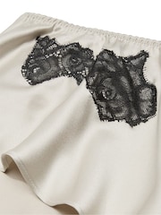 Victoria's Secret Cream Satin Lace Trim Cami Set - Image 4 of 4