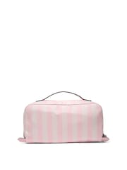 Victoria's Secret Heritage Stripe Pink 3 Piece Makeup Bag - Image 2 of 4