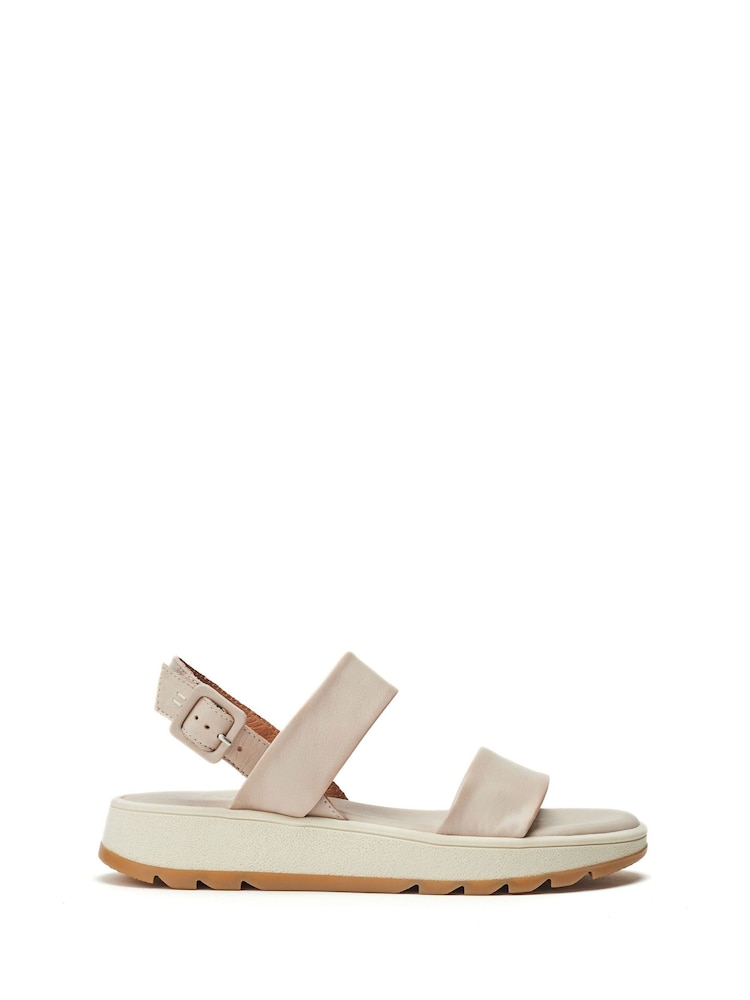 Moda in Pelle Inked Sporty Softee Brown Sandals - Image 1 of 4