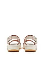 Moda in Pelle Inked Sporty Softee Brown Sandals - Image 3 of 4
