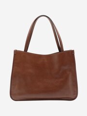 Gucci Brown Horsebit 1955 Leather Tote Bag - Image 3 of 8