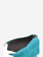 Fendi Blue Suede Mamma Baguette Bag - Image 5 of 8