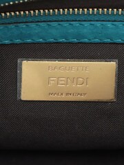 Fendi Blue Suede Mamma Baguette Bag - Image 7 of 8
