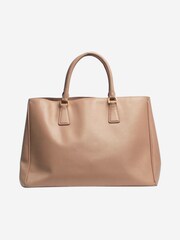 Prada Pink Saffiano Leather Galleria Top Handle Bag - Image 3 of 9