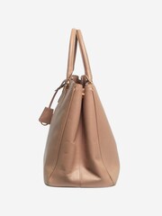Prada Pink Saffiano Leather Galleria Top Handle Bag - Image 6 of 9