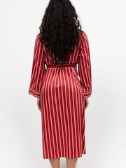 Fable and Eve Red Long Sleeve Dressing Gown - Image 2 of 4
