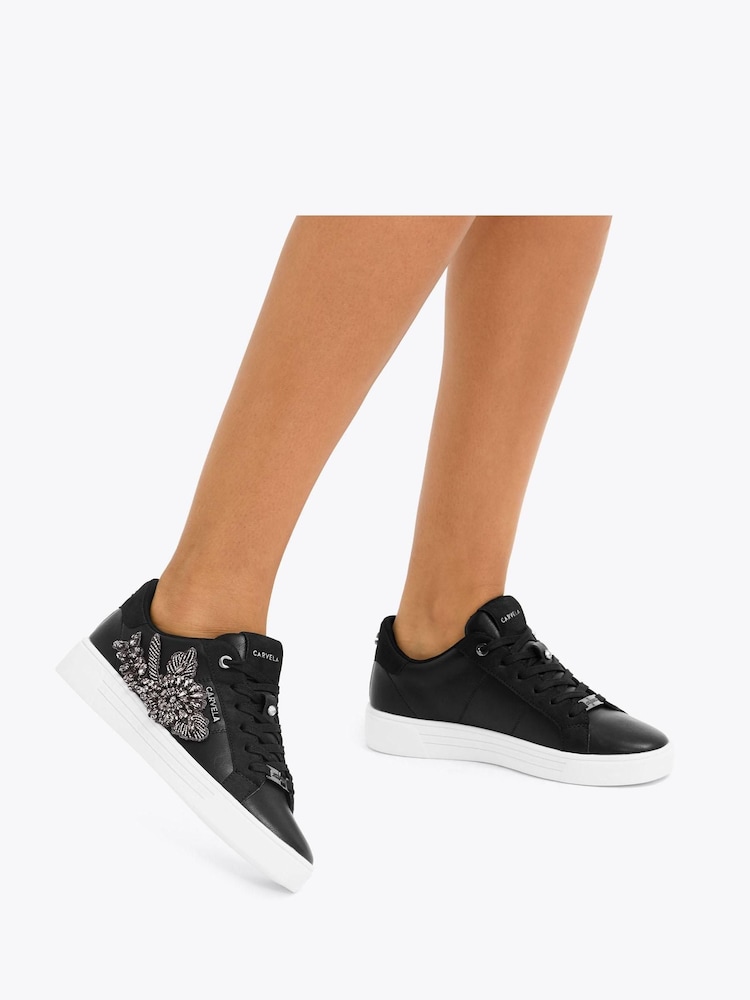 Carvela Mortella Black Trainers - Image 5 of 5