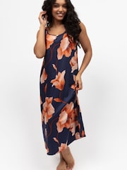 Fable and Eve Blue Long Nightdress - Image 1 of 4