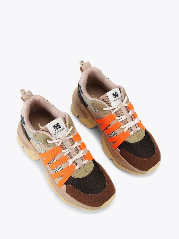 KG Kurt Geiger Pink Laya Trainers - Image 2 of 4
