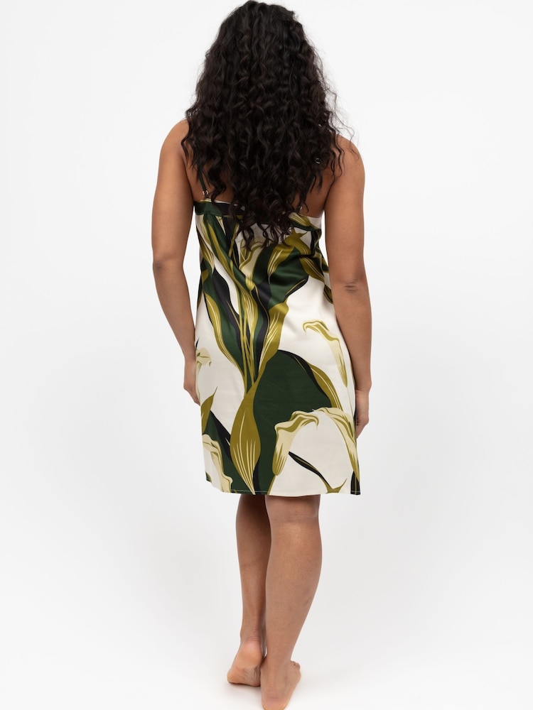 Fable and Eve Green Strappy Short Nightdress - Image 2 of 4