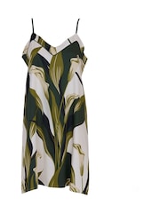 Fable and Eve Green Strappy Short Nightdress - Image 4 of 4