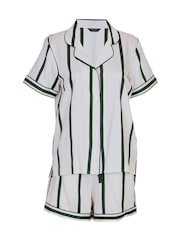 Fable and Eve Green Short Sleeve Short Pyjamas set - Image 4 of 4
