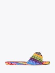 Kurt Geiger London Pink Kensington Flat Sandals - Image 2 of 5