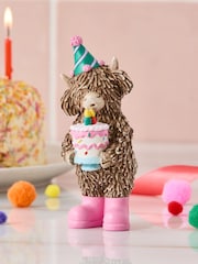 Natural Birthday Hamish The Highland Cow Ornament - Image 1 of 3