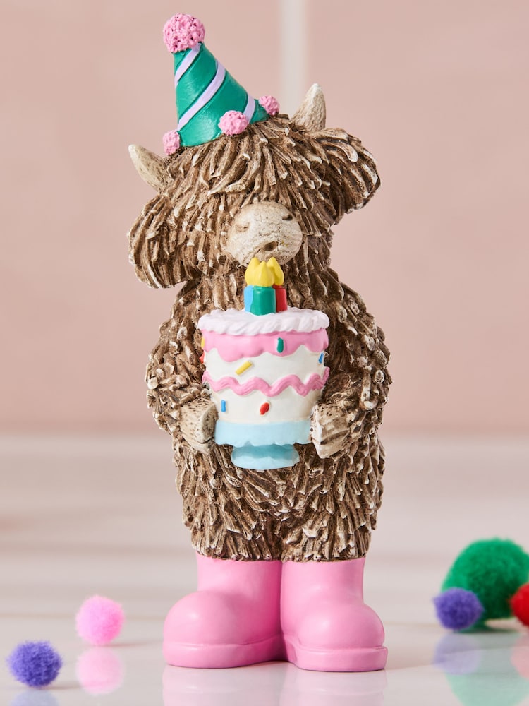 Natural Birthday Hamish The Highland Cow Ornament - Image 2 of 3