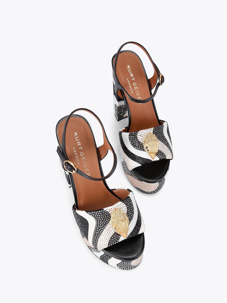 Kurt Geiger London Kensington Platform Sandals - Image 2 of 3 Kurt Geiger London Kensington Platform Sandals - Image 2 of 3