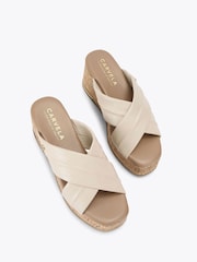 Carvela Comfort Fresco Cross Wedge Sandals - Image 2 of 4