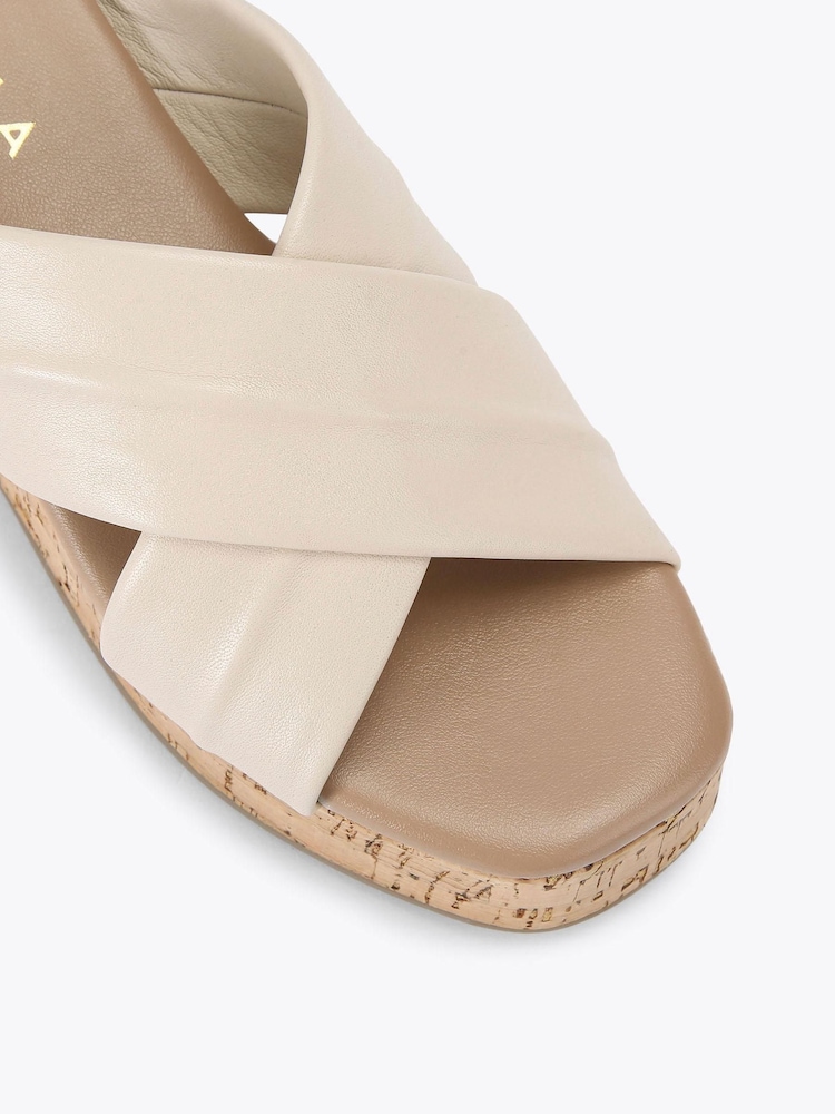 Carvela Comfort Fresco Cross Wedge Sandals - Image 4 of 4