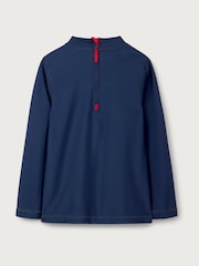 The White Company Blue Recycled Sun Sand Surf Sea Rash Guard - Image 2 of 2
